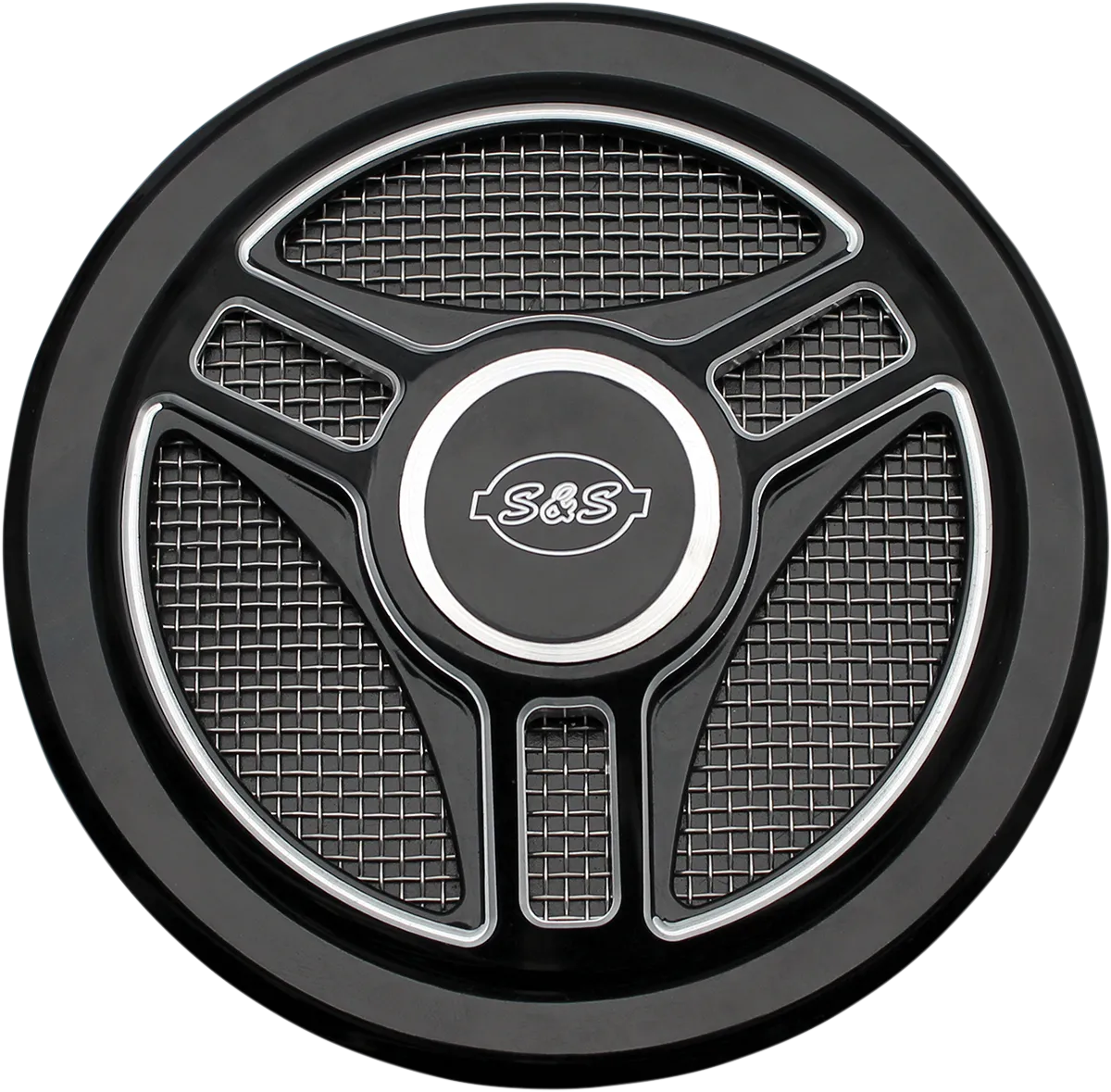 1014-0171 - S&S CYCLE Triple-Spoke Air Cleaner Cover 170-0210
