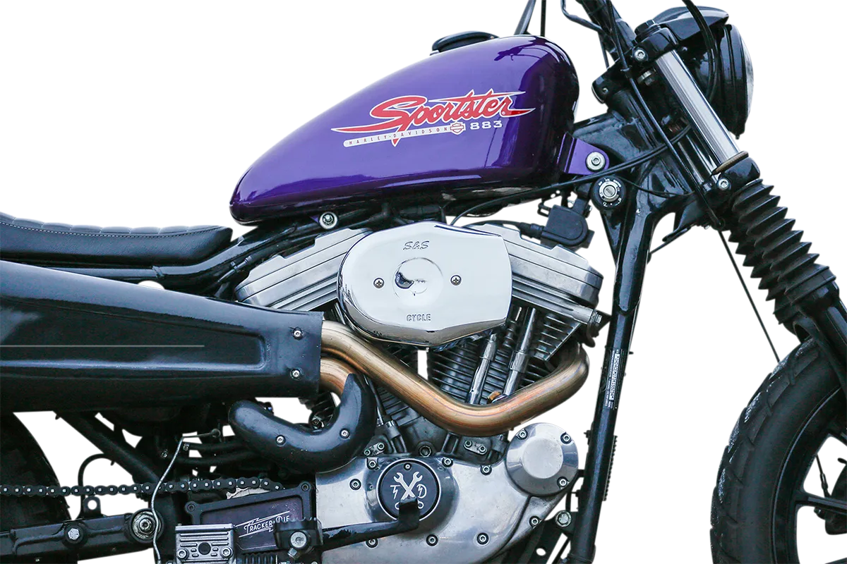 1014-0296 - S&S CYCLE Stealth Tribute Air Cleaner Cover - Chrome 170-0592