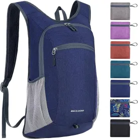 15L Hiking Backpack Small Travel Backpack Lightweight Packable Backpacks Casual Daypack for Women and Men, Blue