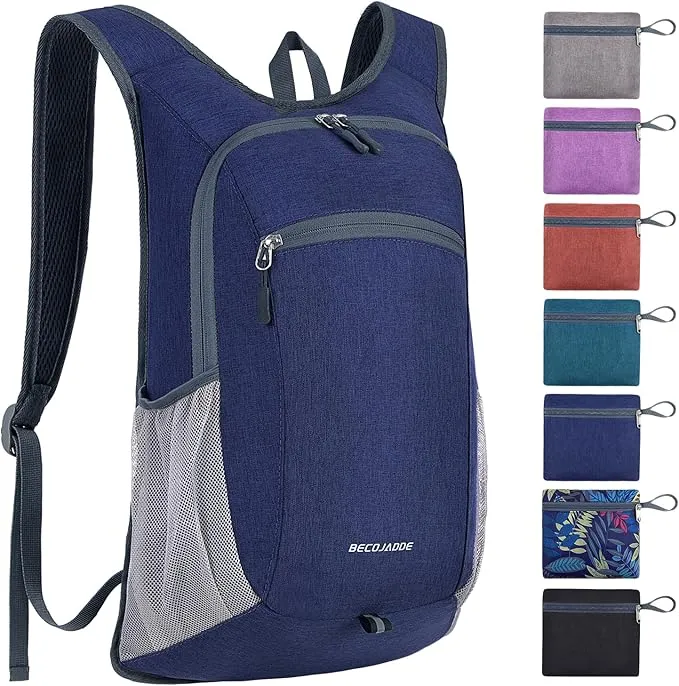15L Hiking Backpack Small Travel Backpack Lightweight Packable Backpacks Casual Daypack for Women and Men, Blue