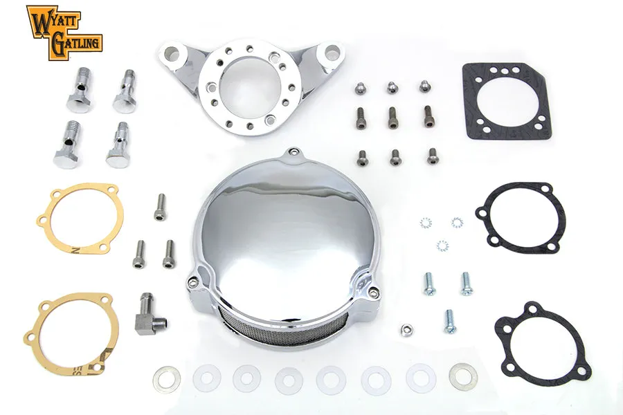 34-0840 - Chrome Wyatt Gatling Air Cleaner Assembly