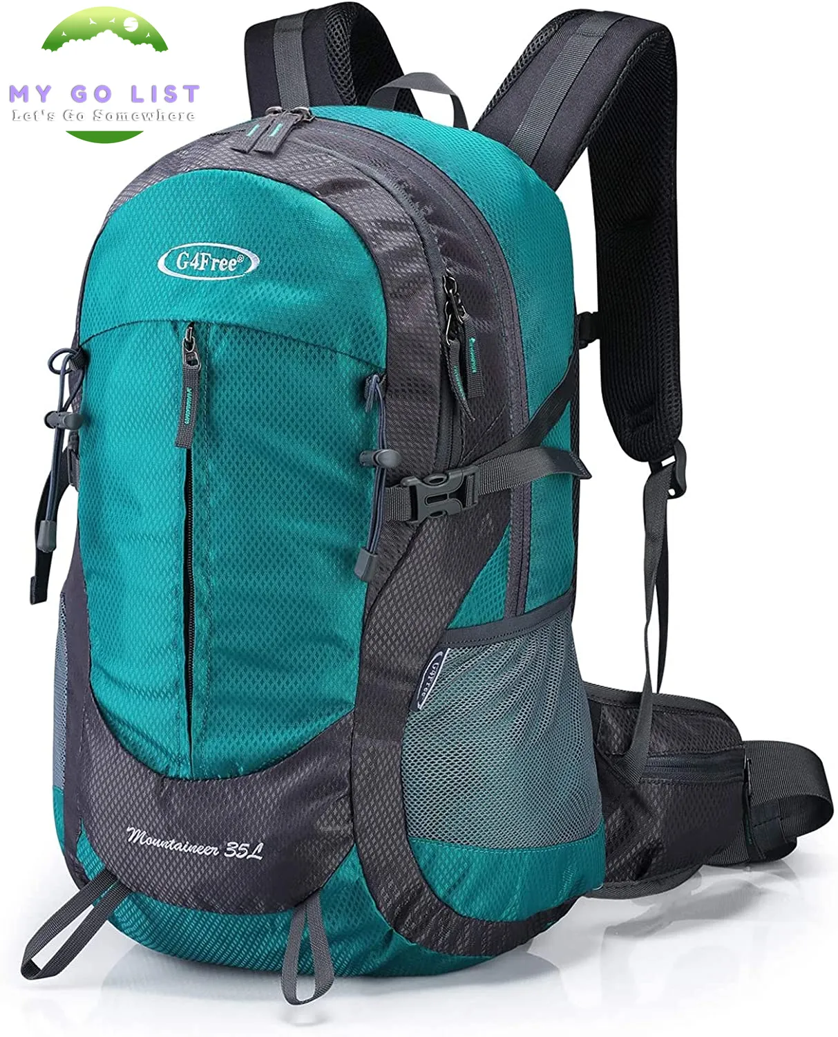 35L Hiking Backpack Water Resistant
