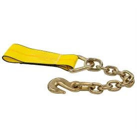3" x 11" Fixed End with Chain Extension / Bolt Loop | No Ratchet