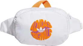 adidas Originals Sport Waist Pack/Travel and Festival Bag, White/Bright Orange/Lucky Pink, One Size