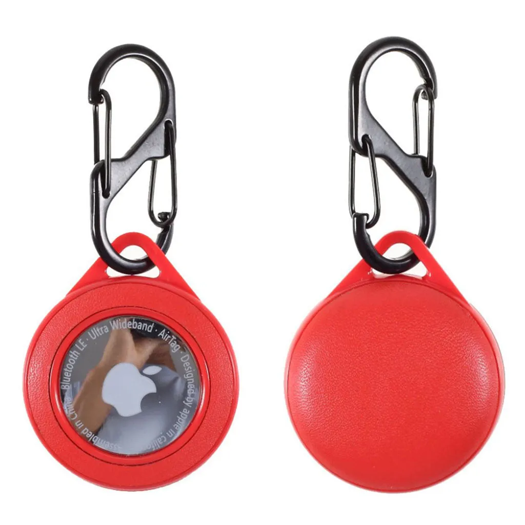AirTags protective cover with keychain - Red