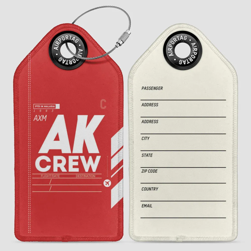 AK - Luggage Tag