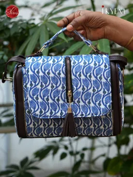 Blue-Hand bag
