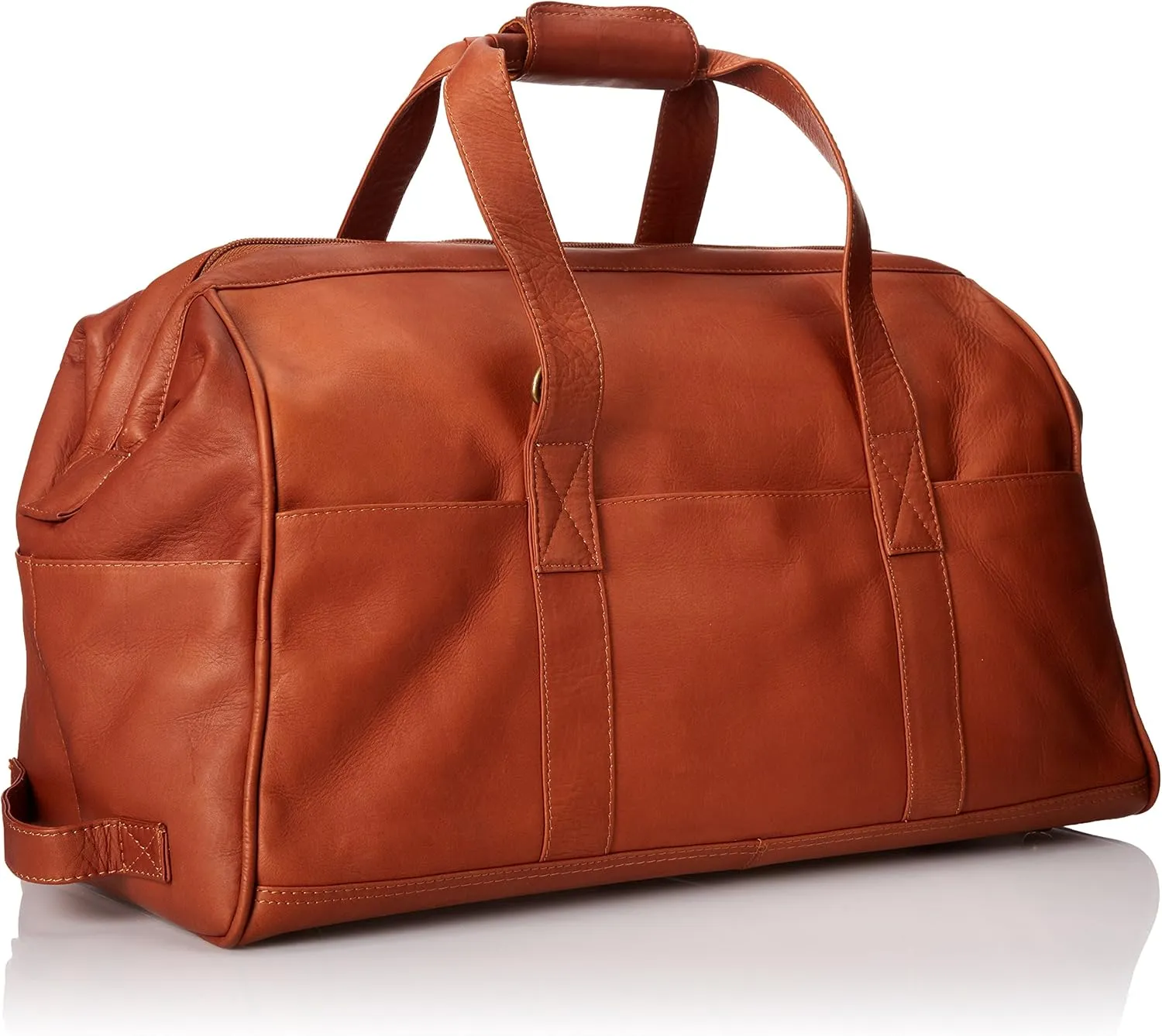Claire Chase Vintage Duffel, Saddle, One Size