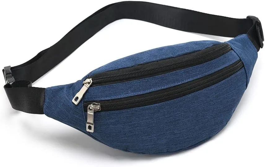 Fanny Packs for Women Men, Fashion Waist Pack Crossbody Bags Belt Bag with Adjustable Strap for Running Hiking Travel.