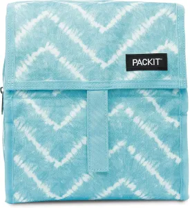 Freezable Lunch Bag, Aqua Tie Dye