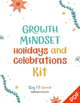 Growth Mindset Holidays & Celebrations Kit PDF- Professional License