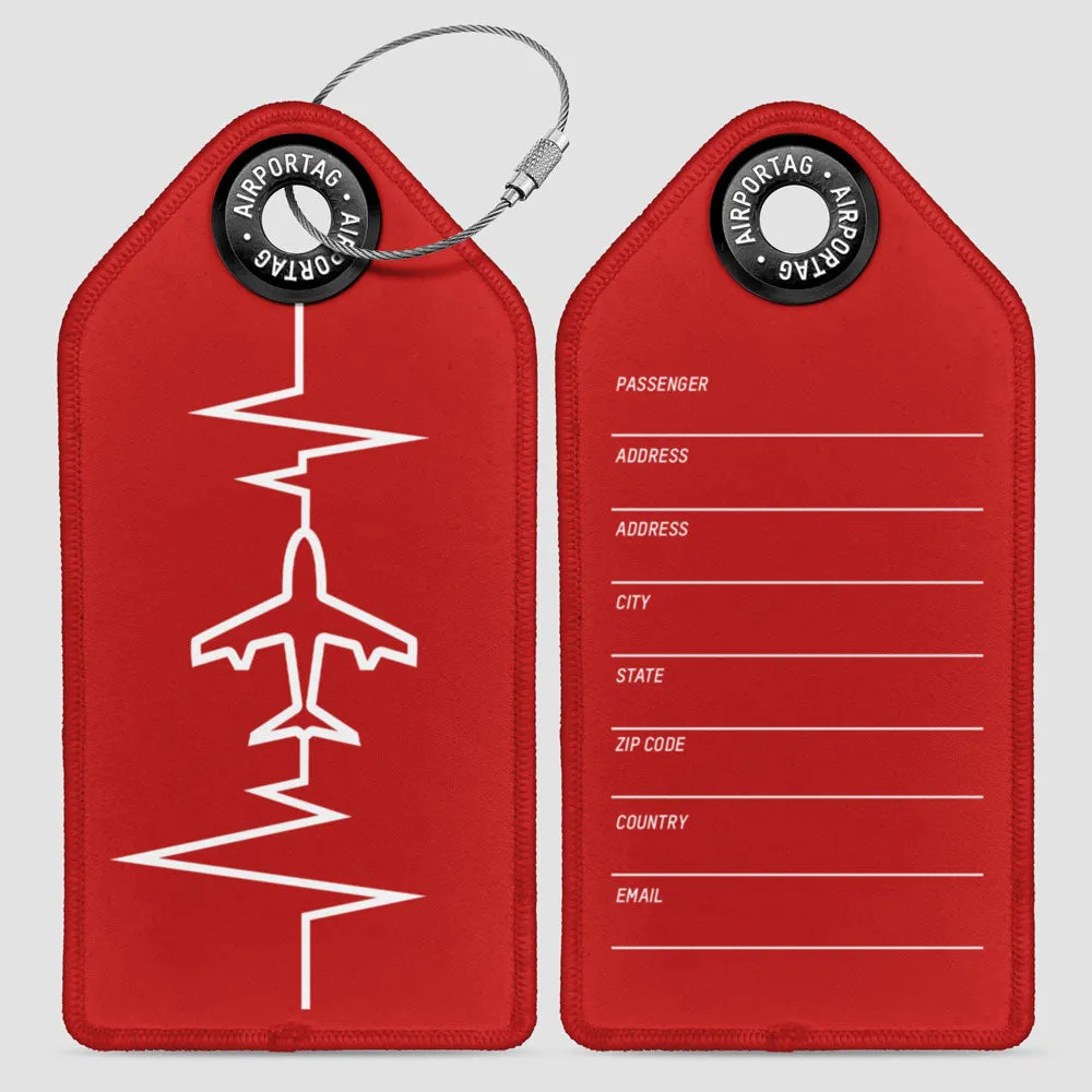 Heartbeat - Luggage Tag