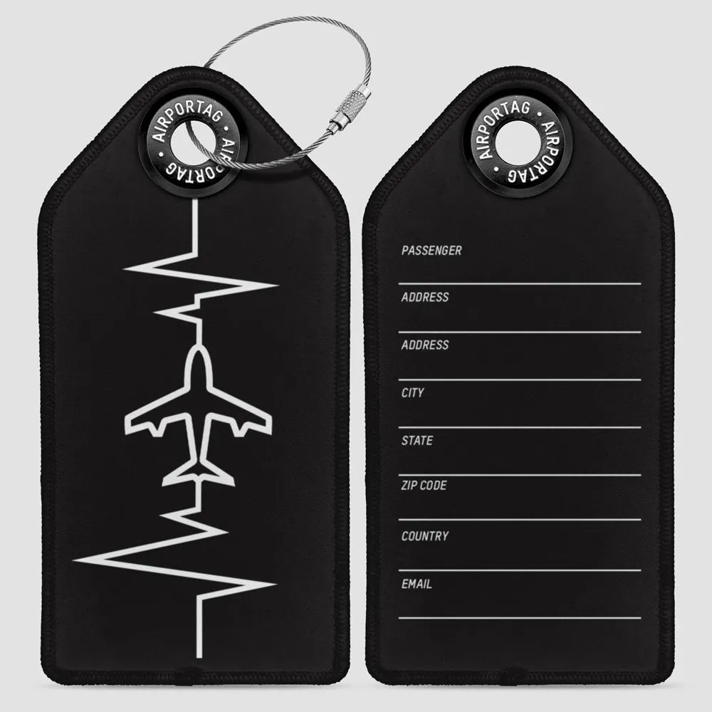 Heartbeat - Luggage Tag