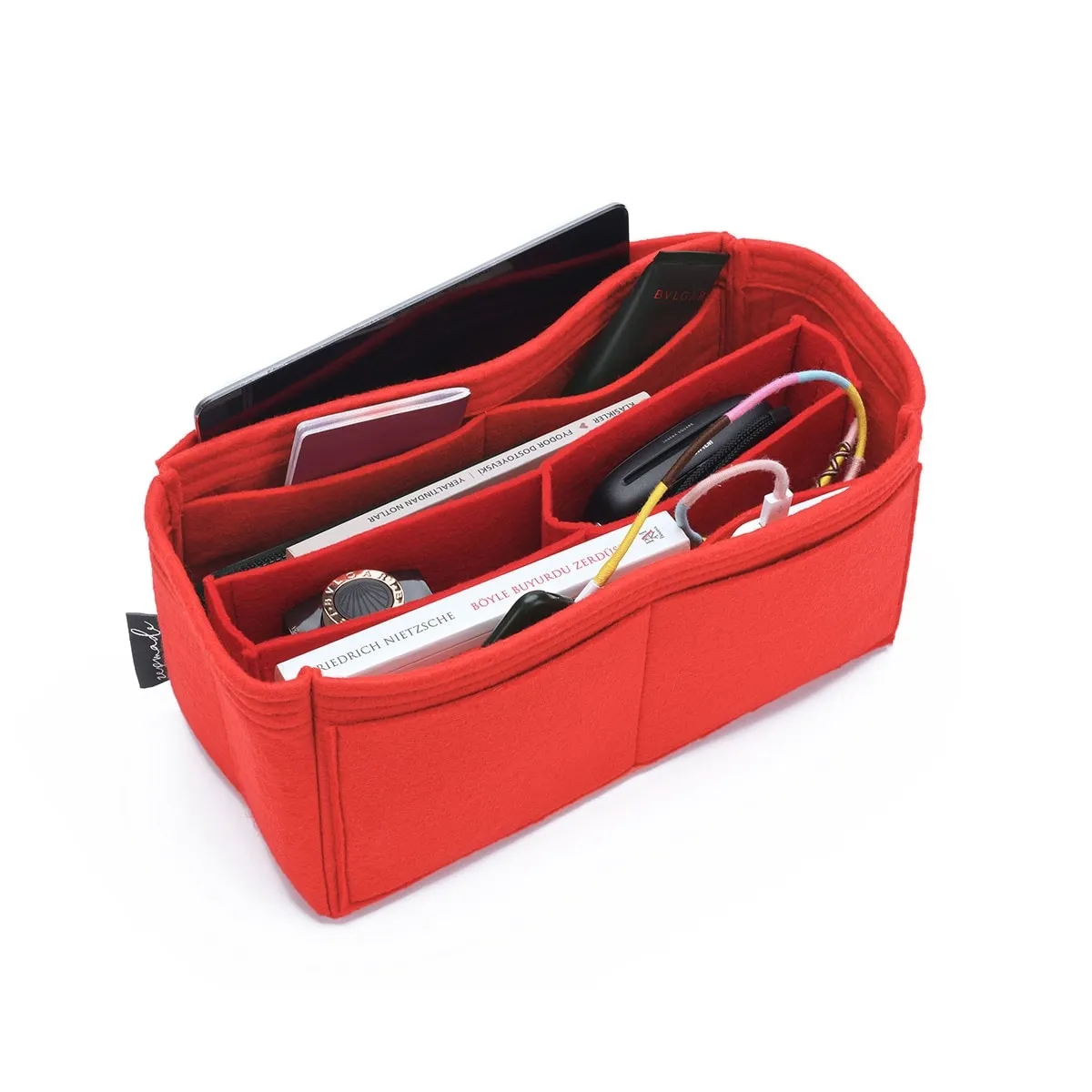 Hermes Garden Party Bag Models Organizer Insert, Purse Organizer with Middle Compartment and Exterior Pockets