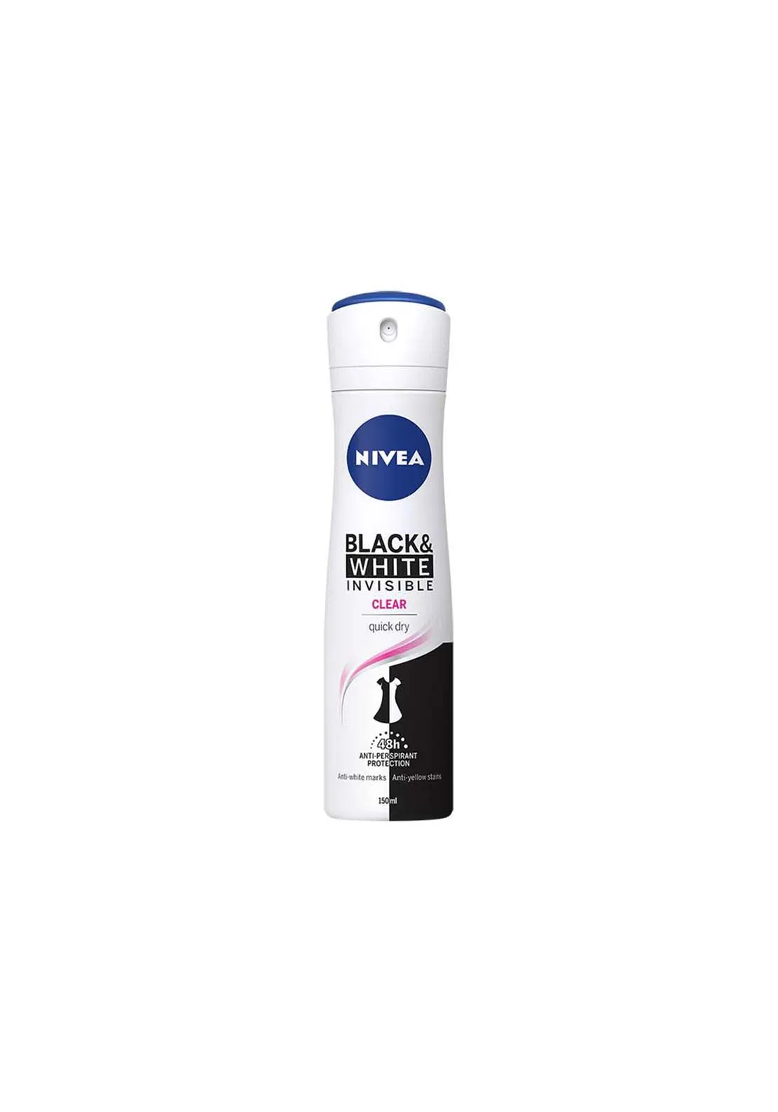 Invisible Black & White Clear Spray 150ml