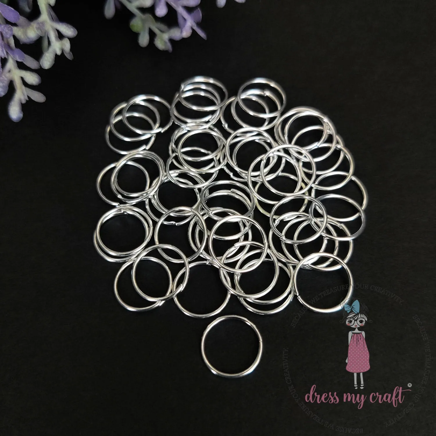 Jump Ring - Silver 7 X 10MM