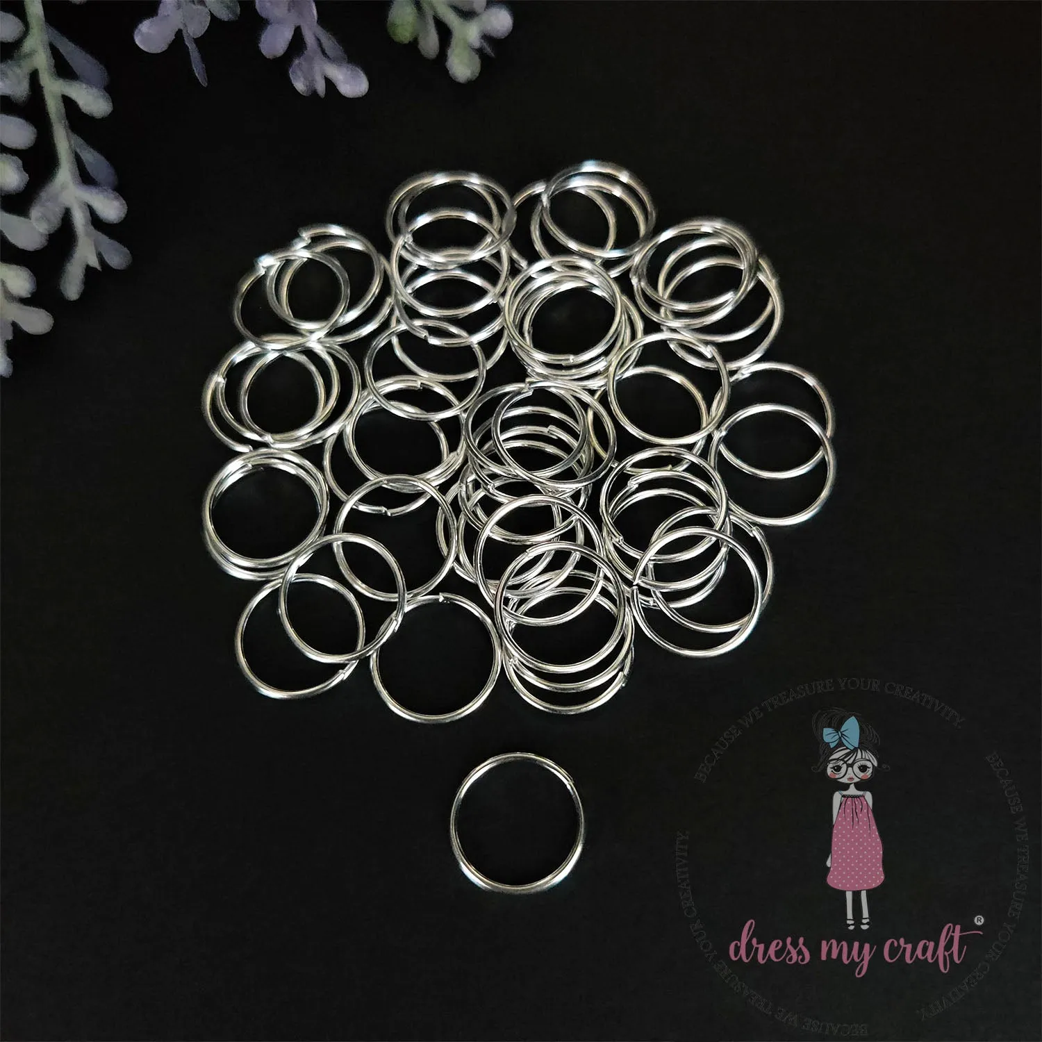 Jump Ring - Silver 7 X 10MM