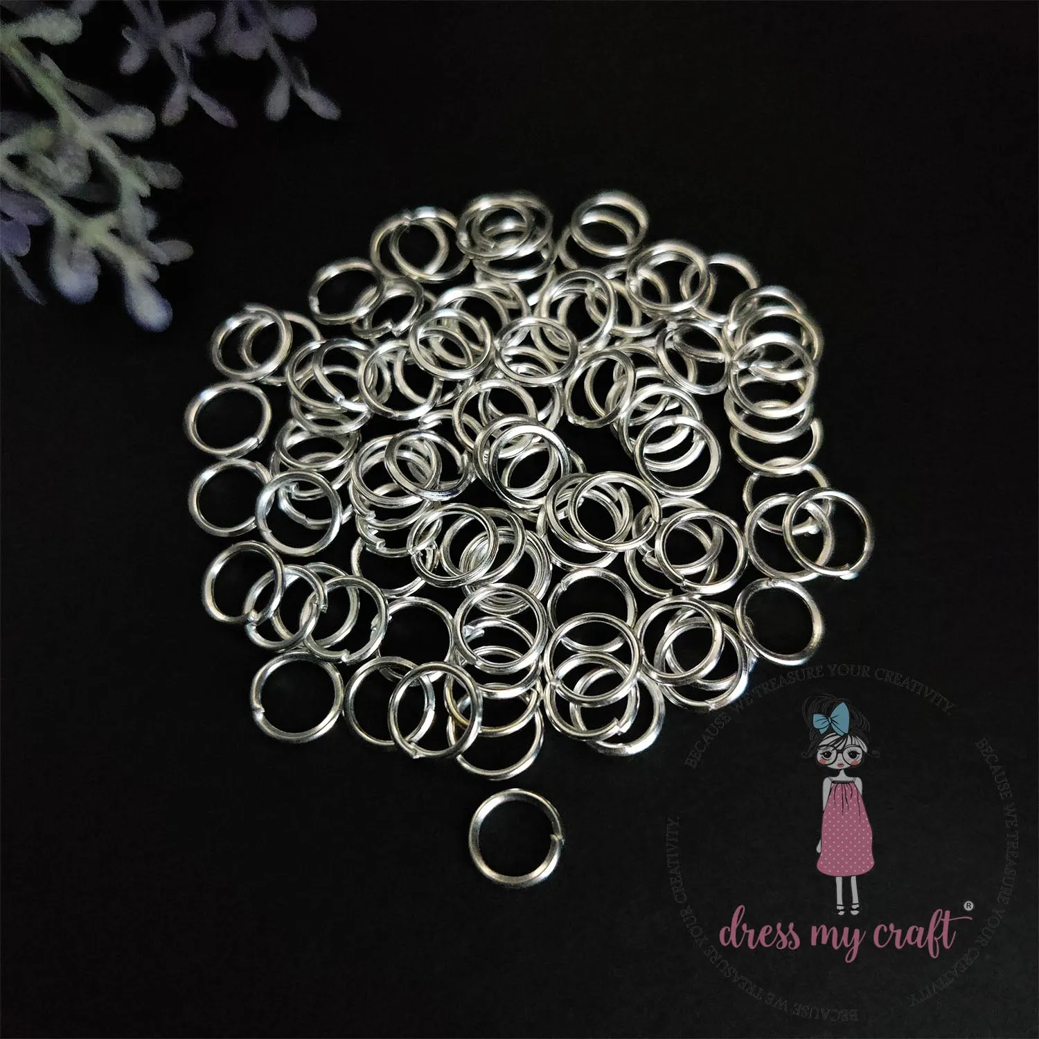 Jump Ring - Silver 7 X 6MM