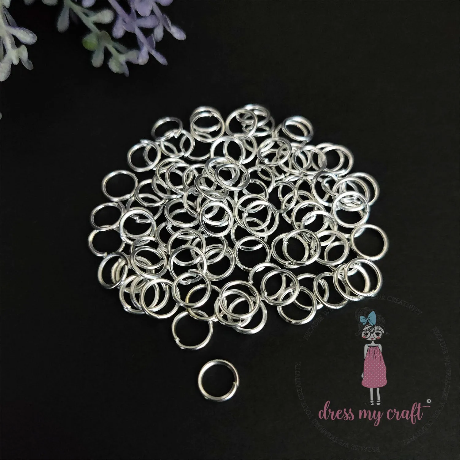 Jump Ring - Silver 7 X 6MM