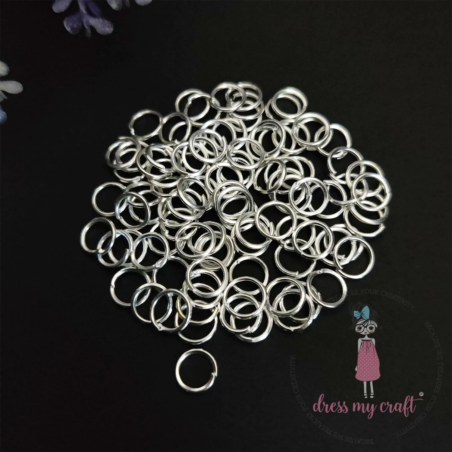 Jump Ring - Silver 7 X 6MM