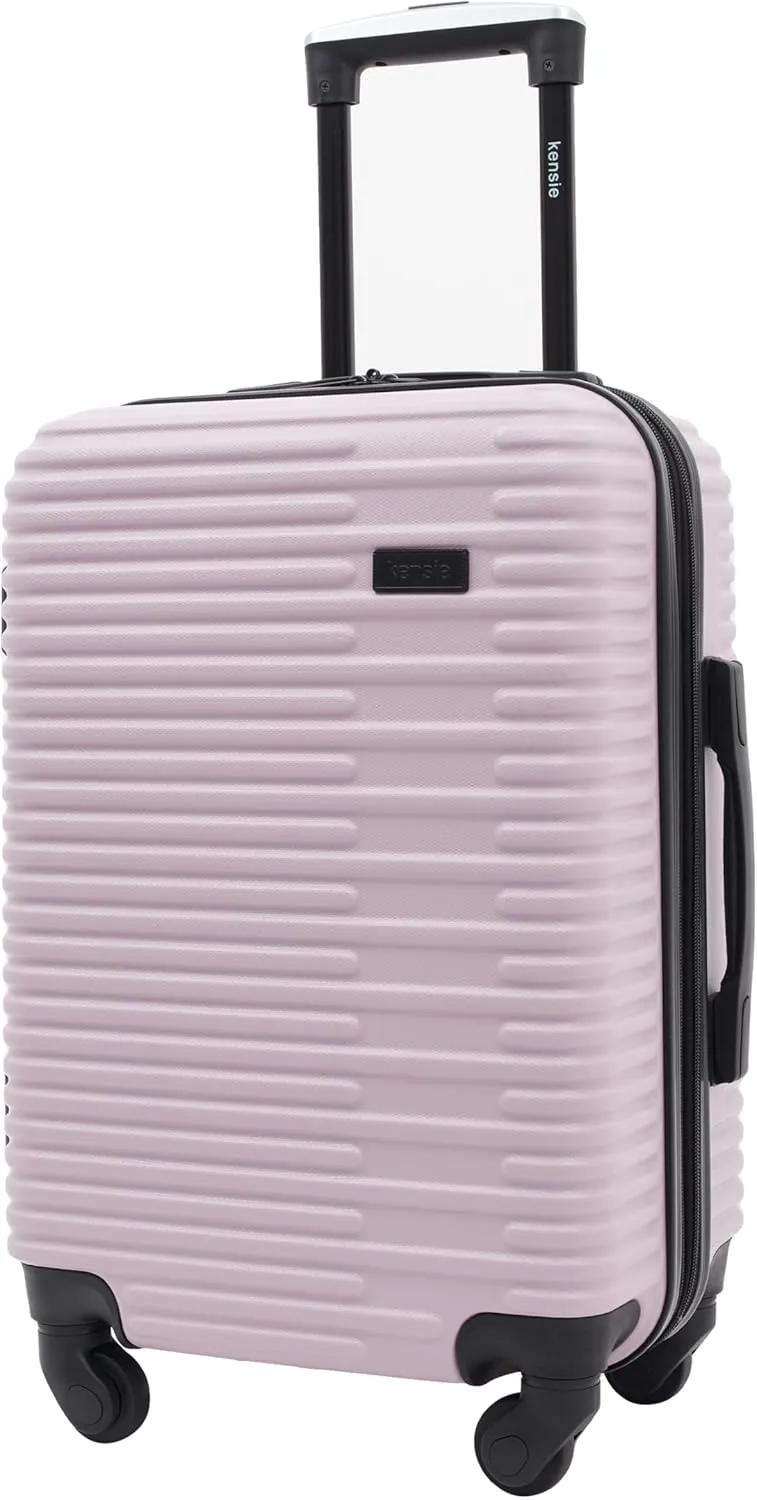 kensie Women's Hillsboro Luggage & Travel Bags Set, Burnished Lilac, 20" Carry-On