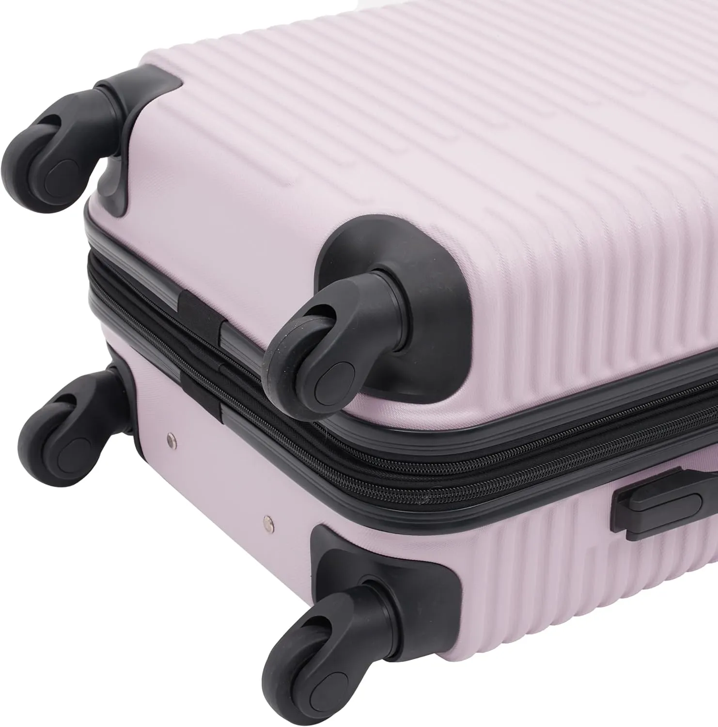 kensie Women's Hillsboro Luggage & Travel Bags Set, Burnished Lilac, 20" Carry-On