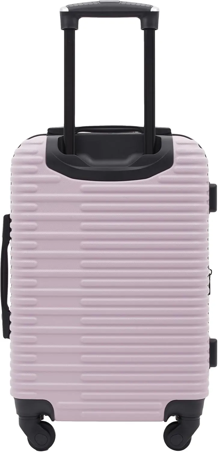 kensie Women's Hillsboro Luggage & Travel Bags Set, Burnished Lilac, 20" Carry-On