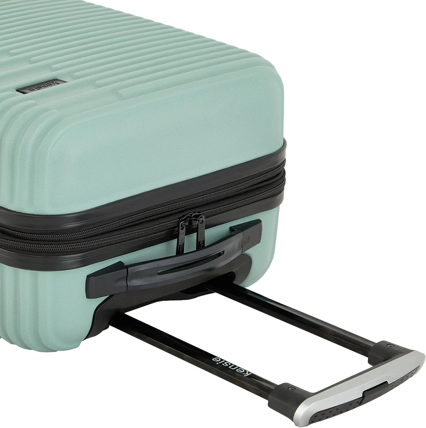 kensie Women's Hillsboro Luggage & Travel Bags Set, Green Granite, 20" Carry-On