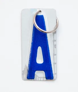 Letter A Keychain