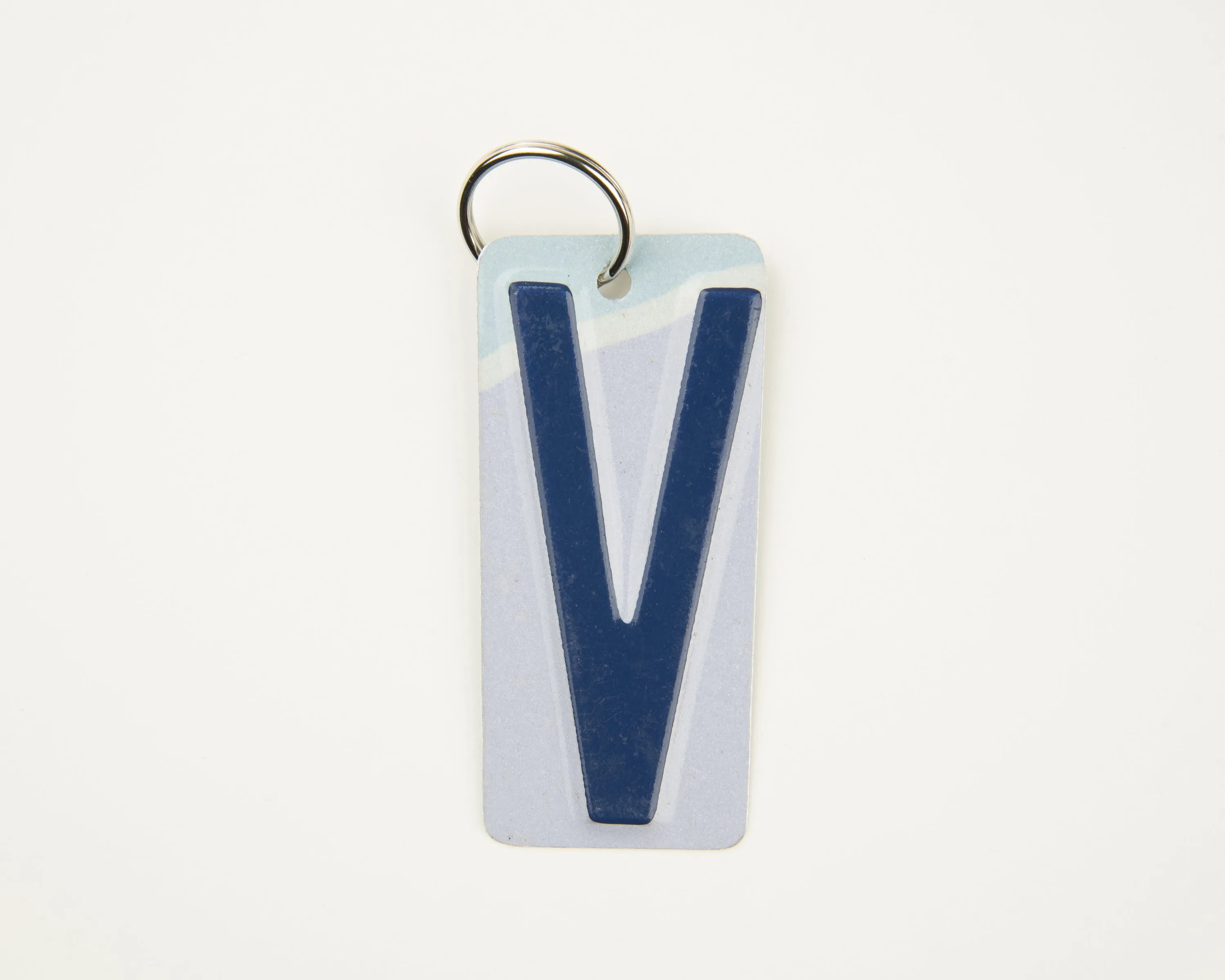 Letter V Keychain