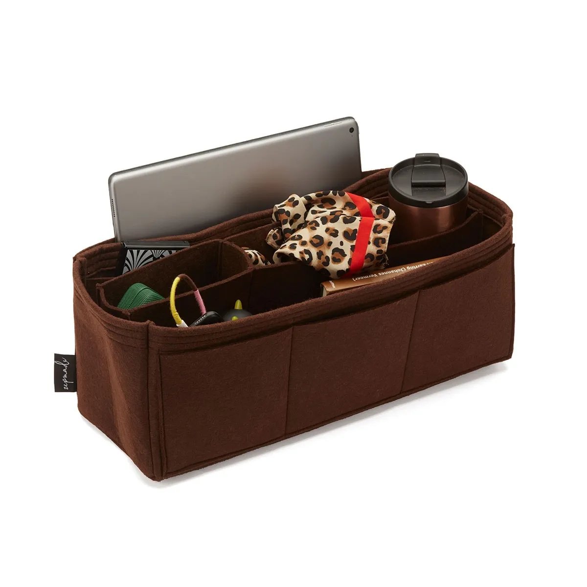Louis Vuitton All-In Purse Organizer Insert, Bag Organizer with Middle Compartment and Exterior Pockets