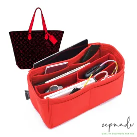 Louis Vuitton All-In Purse Organizer Insert, Bag Organizer with Middle Compartment and Exterior Pockets