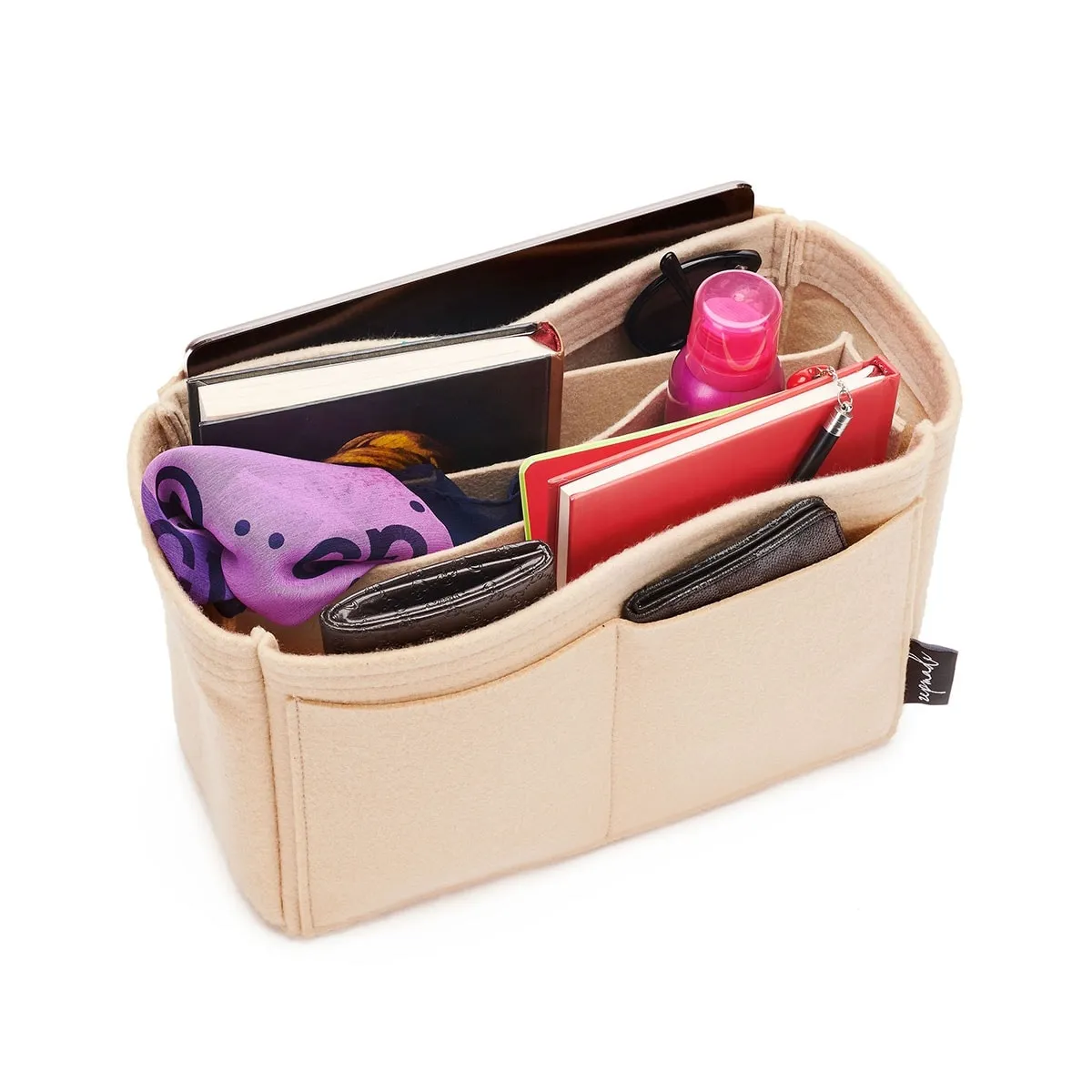 Louis Vuitton Alma Organizer Insert, Bag Organizer with Middle Compartment and Exterior Pockets