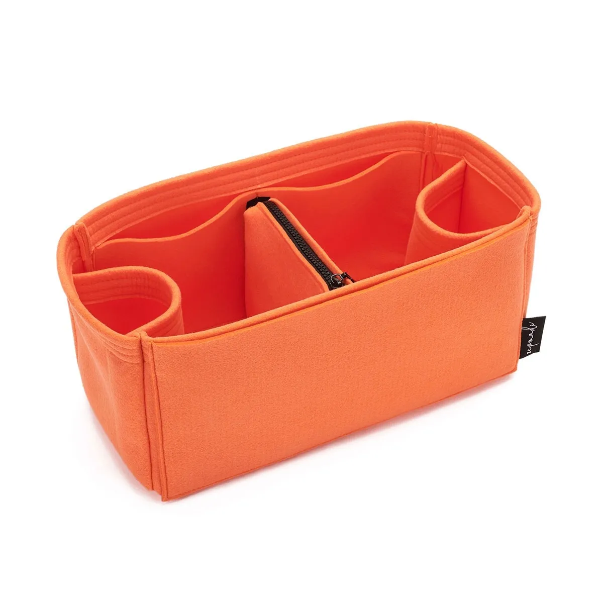 Louis Vuitton Onthego Purse Organizer Insert, Bag Organizer with Zipper Middle Pouch and Double Bottle Holders