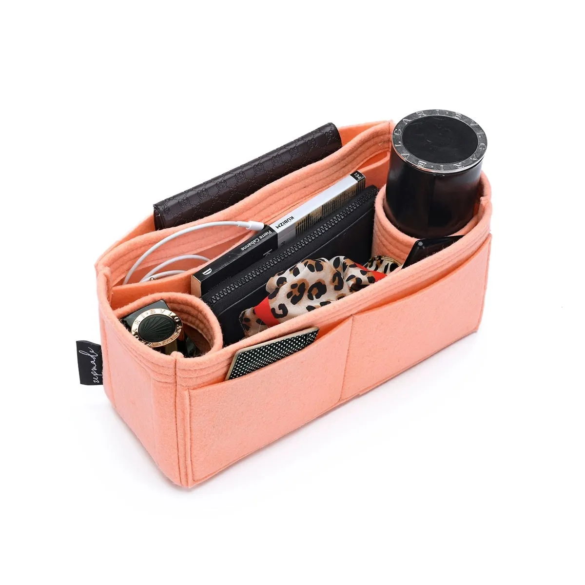 Louis Vuitton Totally Organizer Insert, Bag Organizer with Double Bottle Holders and Exterior Pockets