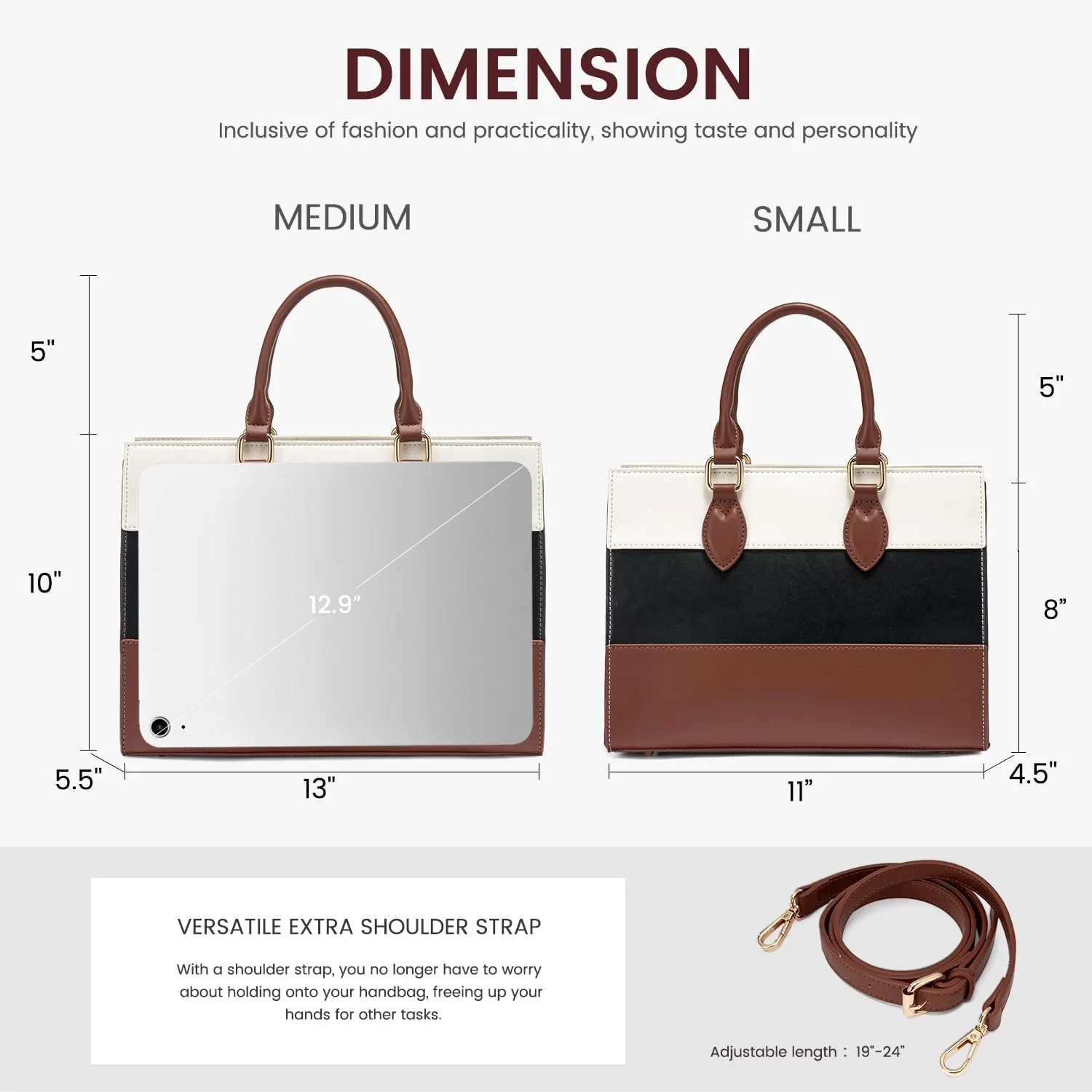LOVEVOOK Purses for Women, Fashion Handbags for Women, Tote Bag PU Leather Shoulder Bag Top Handle Satchel for Lady