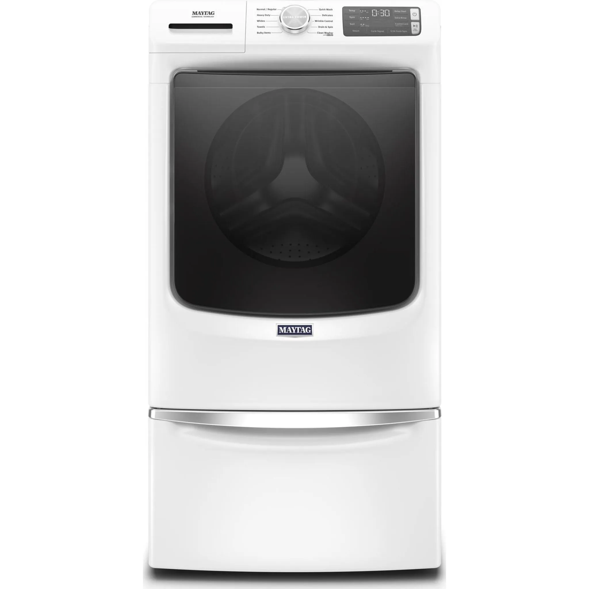 Maytag Front Load Washer with Extra Power and 12-Hr Fresh Spin option - 5.2 cu. ft. (MHW5630HW)