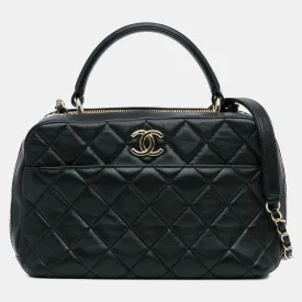 Medium Lambskin Trendy CC Bowling Bag