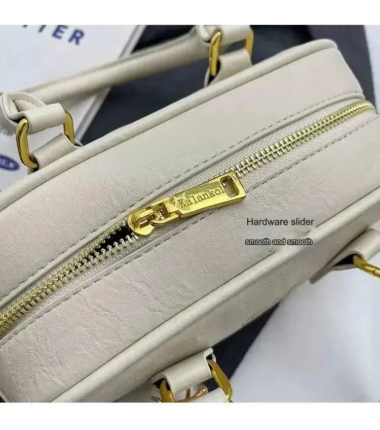 MIN MIN Women Leather Crossbody Bag Without Keychain 407