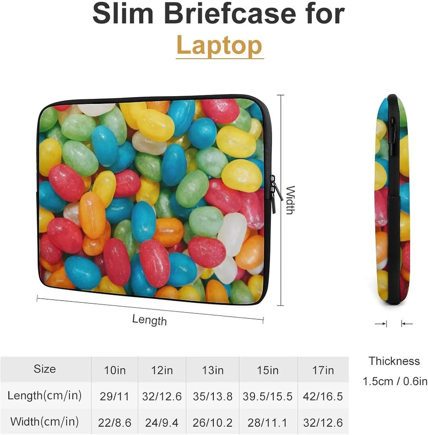 Mush Room Pattern Laptop Bag Without Handheld, Large Capacity, Lightweight And Convenient