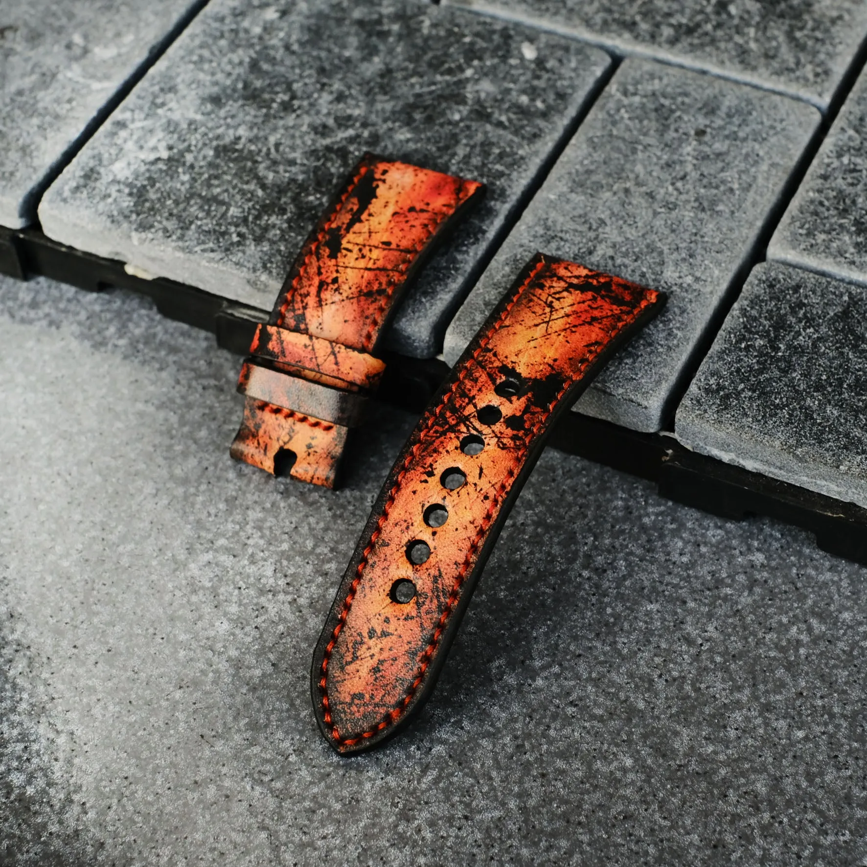 Replacement Custom Strap For Officine Panerai Luminor Marina Radiomir P 22mm 24mm 26mm Band Handmade Leather Straps