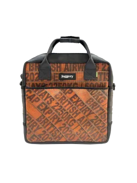 Serially Circular Pilot's Everyday Bag in Ex-Cargo Belts  [13" Laptop Bag]