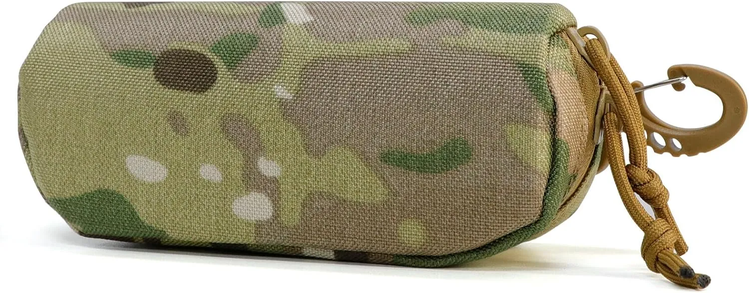 Tactical Molle Glasses Case Hard Shell Sunglass Case Eyeglass Case Shockproof Protective Glasses Case With Clip