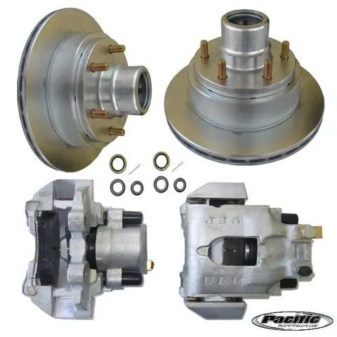UFP DB-35, 6-Lug Disc Brake Unit with ALUMINUM Calipers #UKIT26