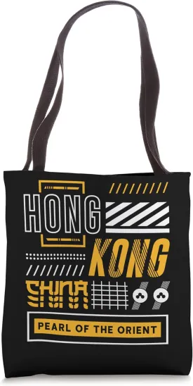Urban Hong Kong China Pearl Of The Orient HK Tote Bag