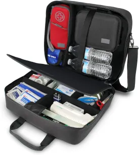 USA Gear Medical Bag - Doctor/Vet/Nurse Bag with Water-Resistant Exterior, Adjustable Strap, Customizable Interior