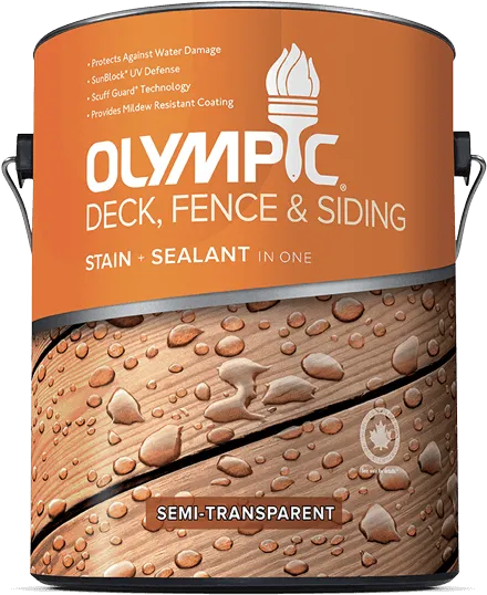 Wood Protector Stain Sealant Semi-Transparent 3.78L
