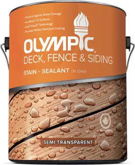 Wood Protector Stain Sealant Semi-Transparent 3.78L